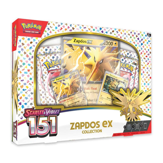 Pokemon TCG: Scarlet and Violet 151 Zapdos Ex Collection Box.