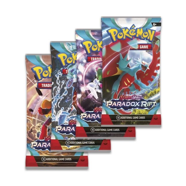 Pokemon TCG: Scarlet and Violet Paradox Rift Booster Packs.