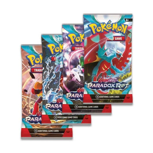 Pokemon TCG: Scarlet and Violet Paradox Rift Booster Packs.