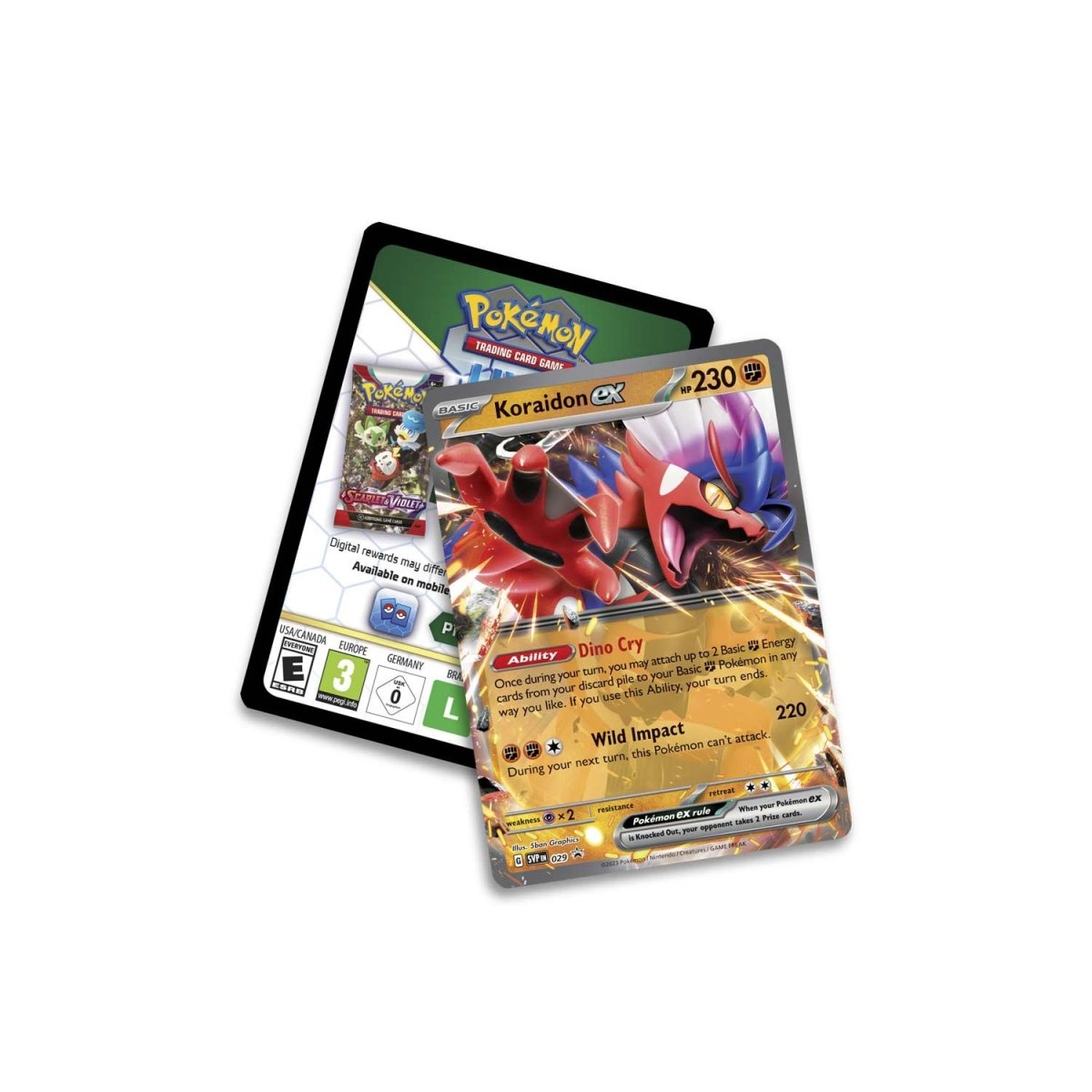 Pokémon TCG: Paldea Legends Tin (Koraidon ex) (EN)