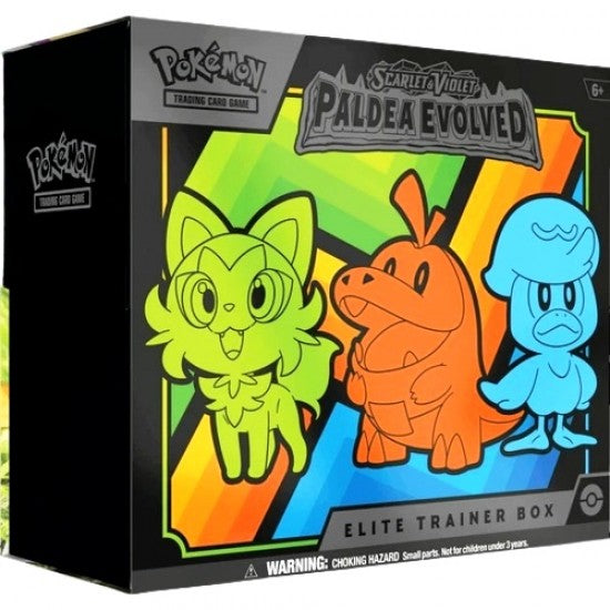 Pokemon TCG: Paldea Evolved Elite Trainer Box.