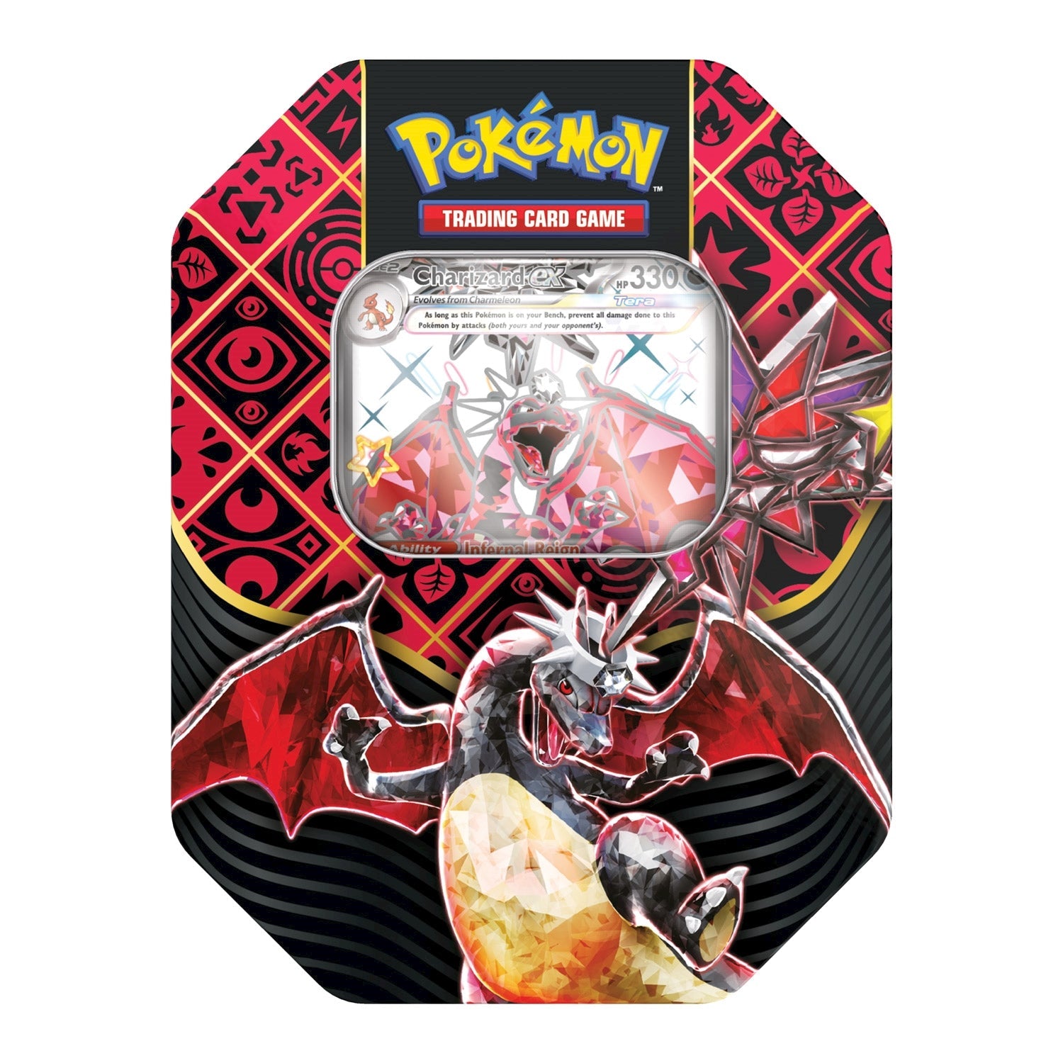 Pokemon Paldean Fates Shiny Charizard ex Collectors Tin